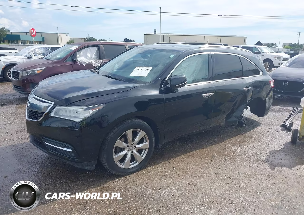 2016 Acura Mdx Advance Entertainment Packages-Advance Package VIN:5FRYD4H99GB042713 - 2