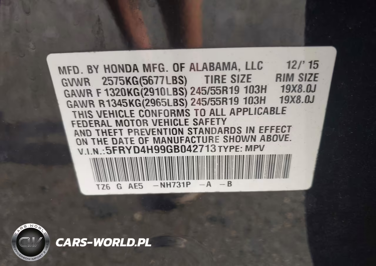 2016 Acura Mdx Advance Entertainment Packages-Advance Package VIN:5FRYD4H99GB042713 - 9