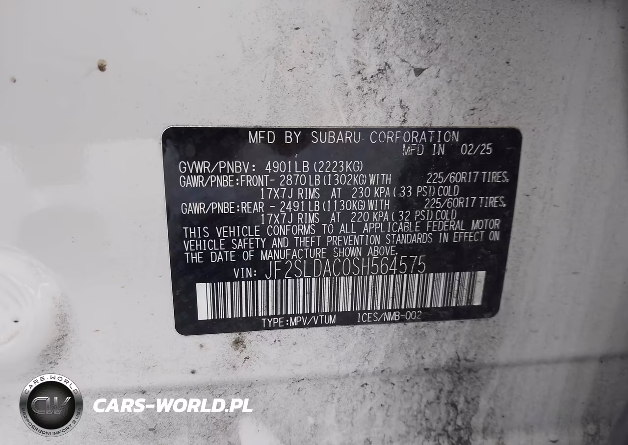 2025 Subaru Forester VIN:JF2SLDAC0SH564575 - 9