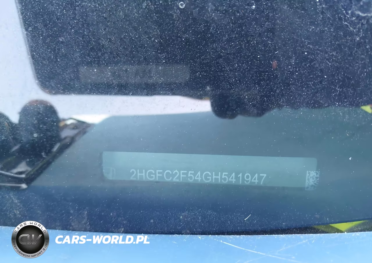 2016 Honda Civic Lx VIN:2HGFC2F54GH541947 - 9