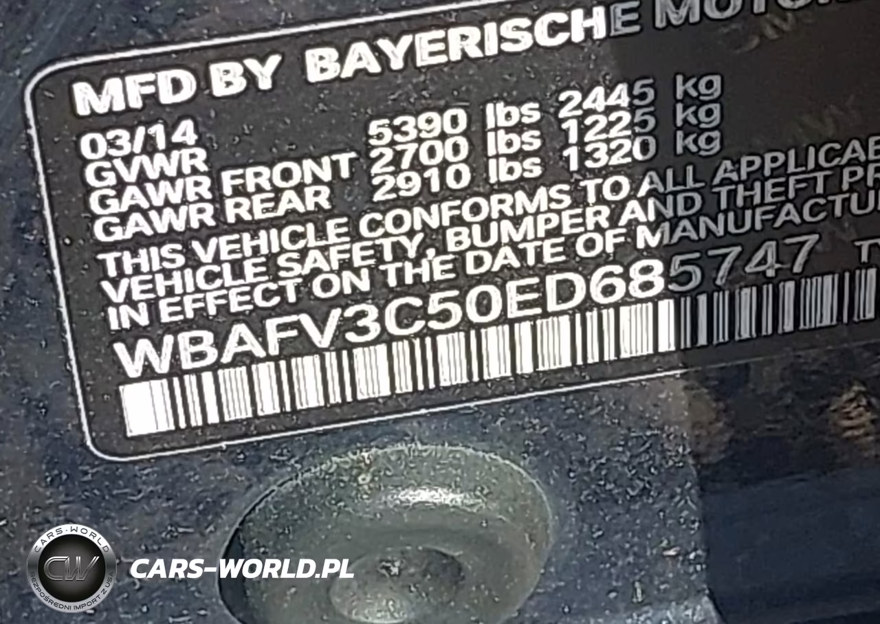 2014 BMW 535D xDrive VIN:WBAFV3C50ED685747 - 9