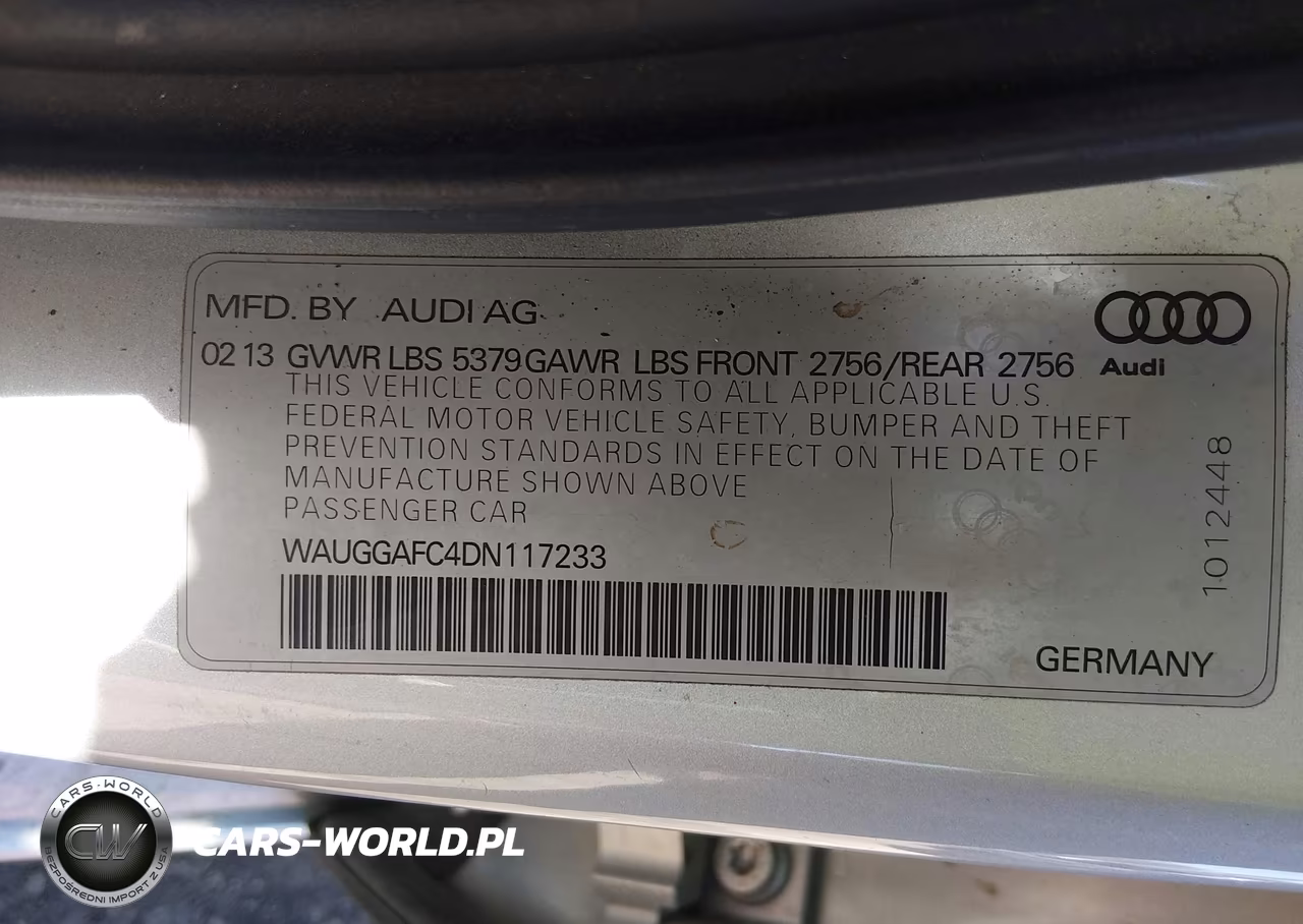 2013 Audi A6 3.0T Premium VIN:WAUGGAFC4DN117233 - 9