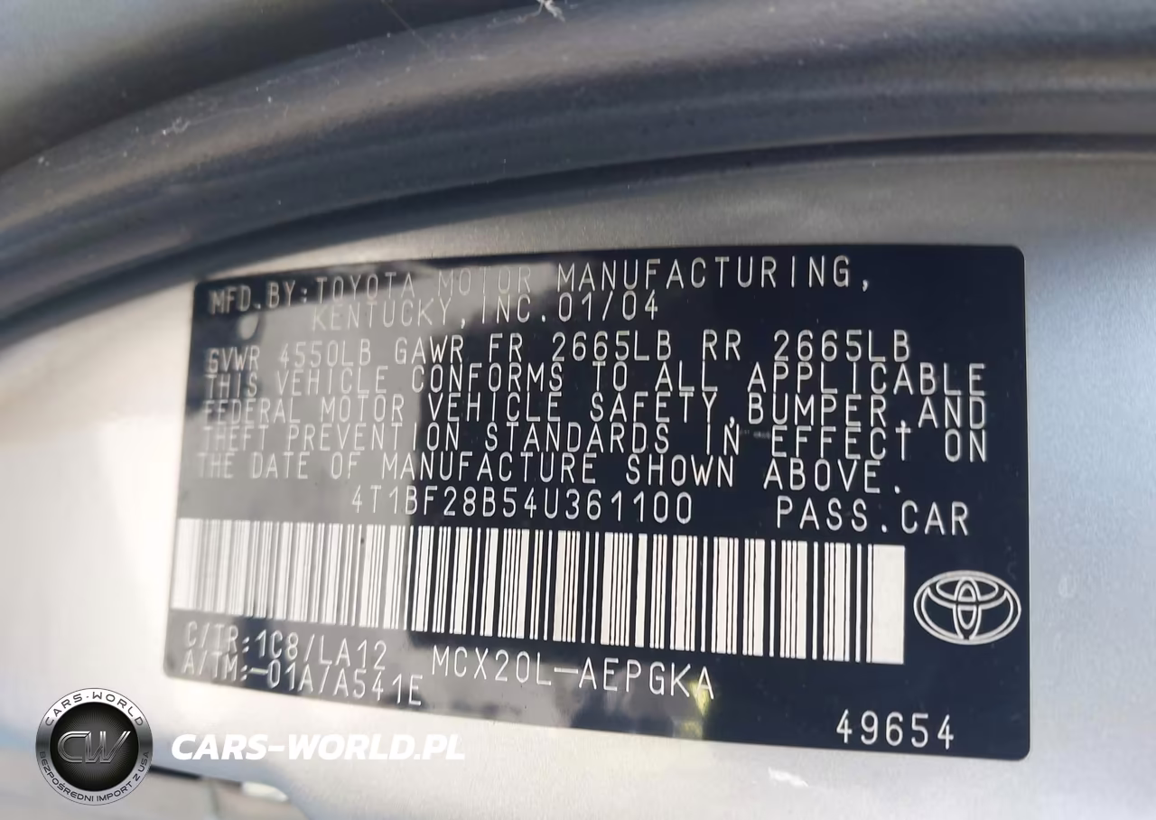 2004 Toyota Avalon Xls VIN:4T1BF28B54U361100 - 9