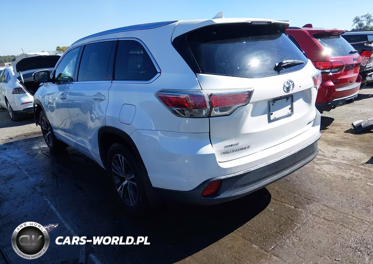 2016 Toyota Highlander Xle V6 VIN:5TDJKRFH2GS325725 - 3