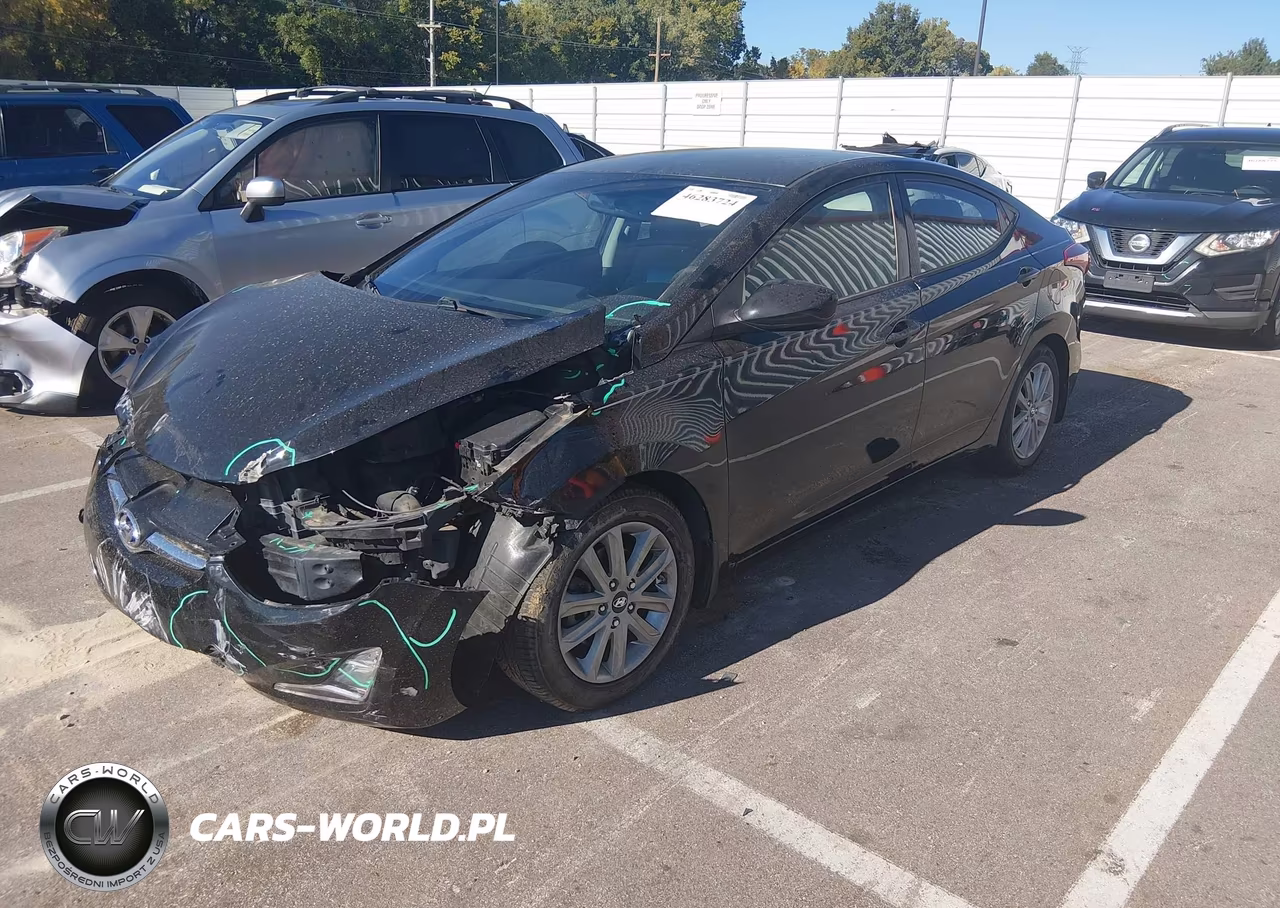 2014 Hyundai Elantra Se VIN:KMHDH4AE5EU164903 - 2