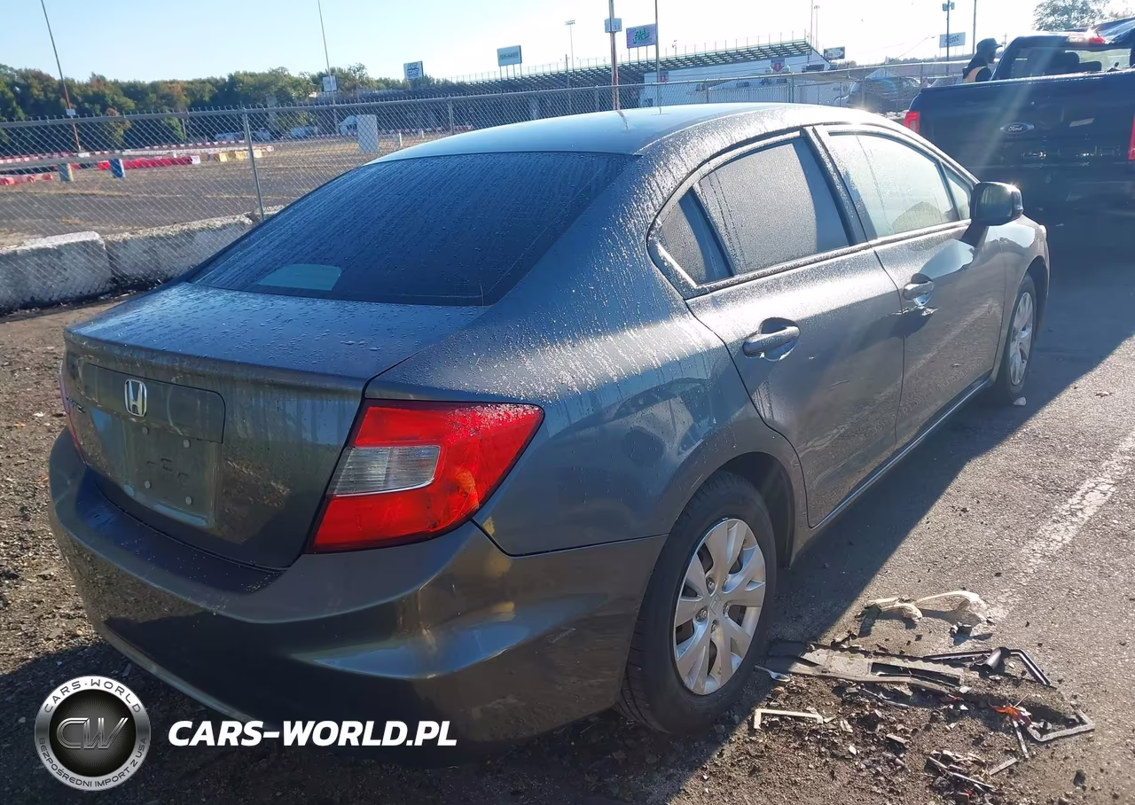 2012 Honda Civic Lx VIN:19XFB2F58CE328930 - 4