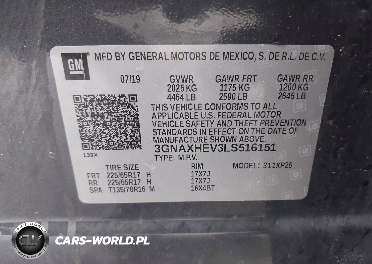 2020 Chevrolet Equinox Fwd Ls VIN:3GNAXHEV3LS516151 - 9