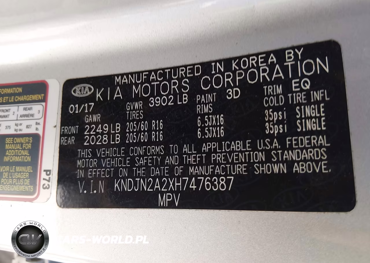 2017 Kia Soul VIN:KNDJN2A2XH7476387 - 9