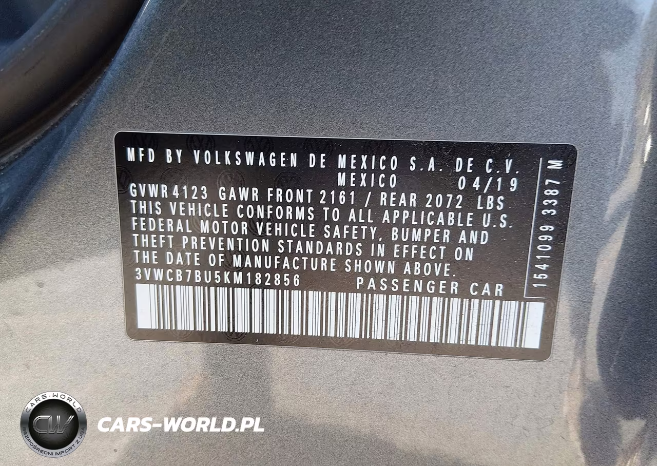 2019 Volkswagen Jetta 1.4T R-Line-1.4T S-1.4T Se VIN:3VWCB7BU5KM182856 - 9