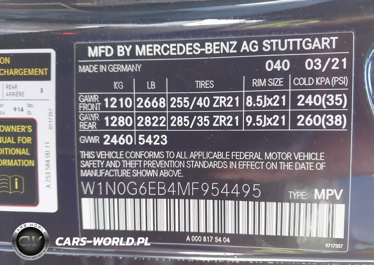 2021 Mercedes-Benz Amg Glc 43 4Matic VIN:W1N0G6EB4MF954495 - 9