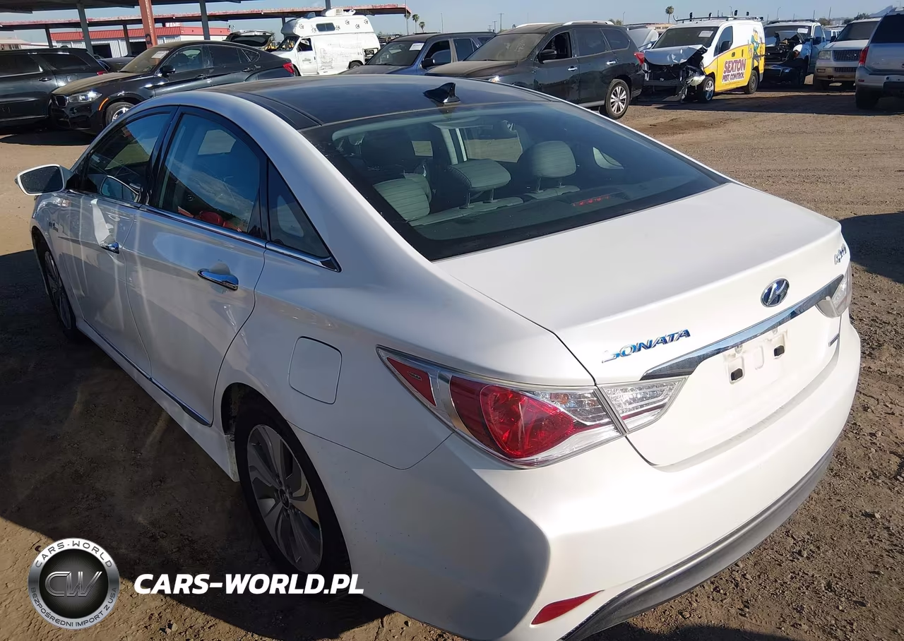 2015 Hyundai Sonata Hybrid Limited VIN:KMHEC4A47FA136128 - 3
