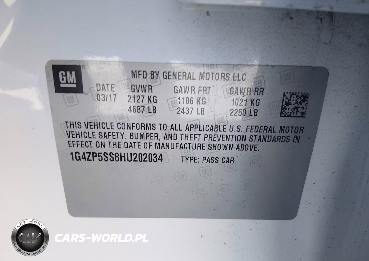 2017 Buick Lacrosse Essence VIN:1G4ZP5SS8HU202034 - 9