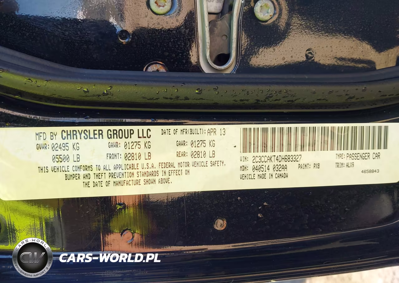 2013 Chrysler 300C Awd VIN:2C3CCAKT4DH683327 - 9