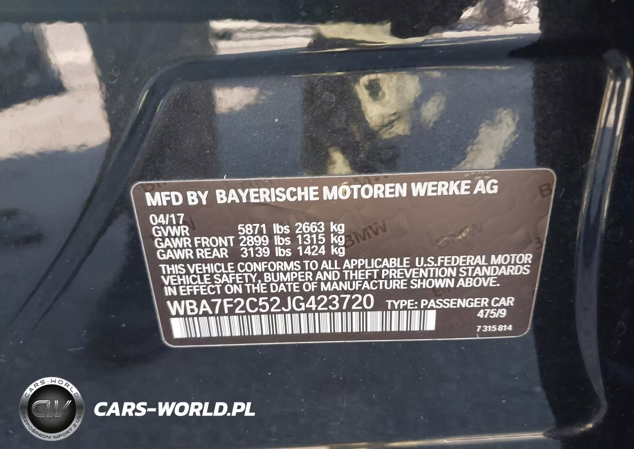 2018 BMW Alpina B7 xDrive VIN:WBA7F2C52JG423720 - 9
