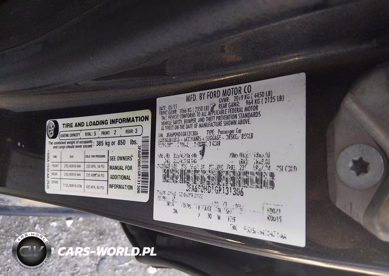 2016 Ford Fusion Se VIN:3FA6P0HD1GR131306 - 9