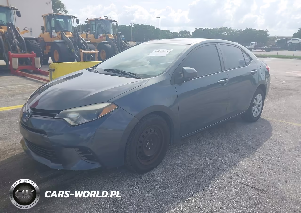 2016 Toyota Corolla Le VIN:5YFBURHE0GP549473 - 2