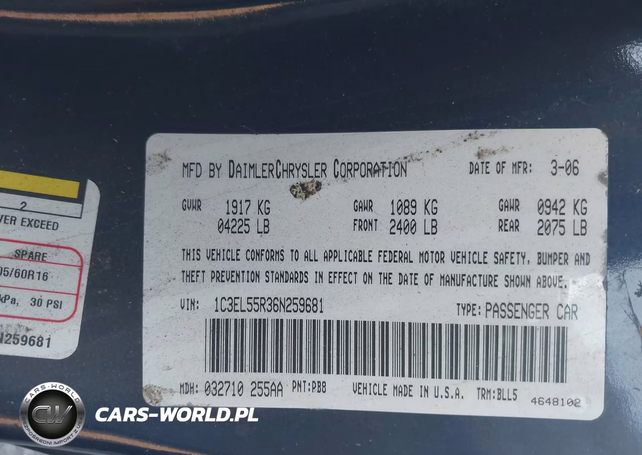 2006 Chrysler Sebring Touring VIN:1C3EL55R36N259681 - 9