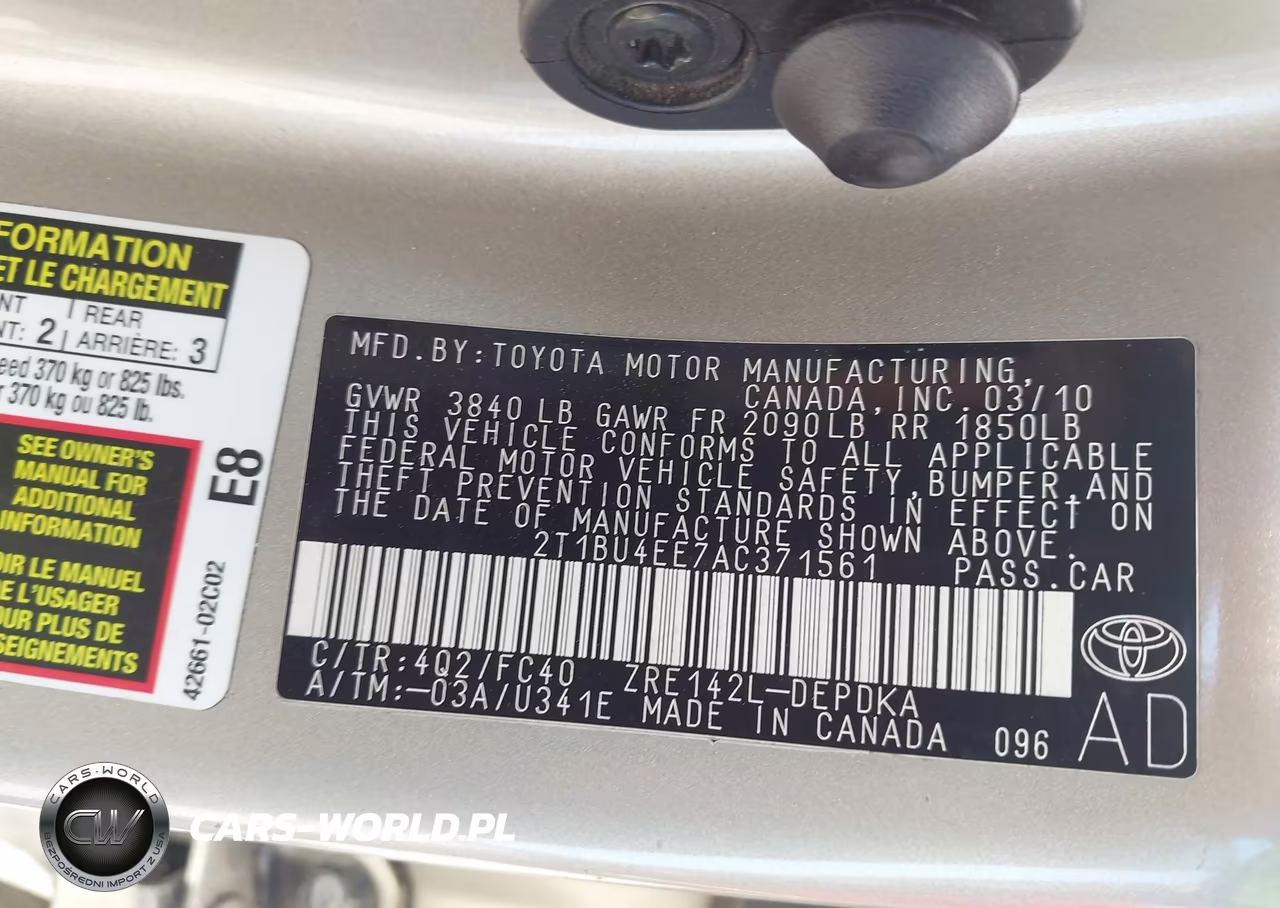 2010 Toyota Corolla Le VIN:2T1BU4EE7AC371561 - 9