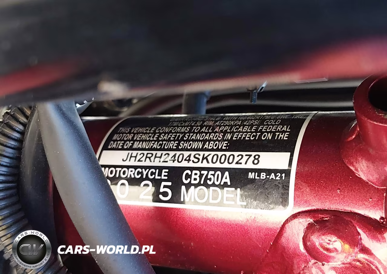 2025 Honda Cb750 A VIN:JH2RH2404SK000278 - 10