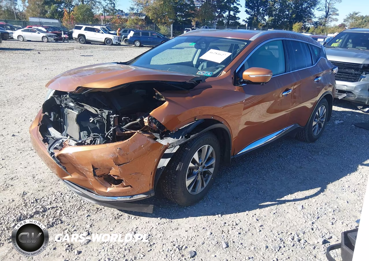 2015 Nissan Murano Sl VIN:5N1AZ2MH9FN244081 - 2