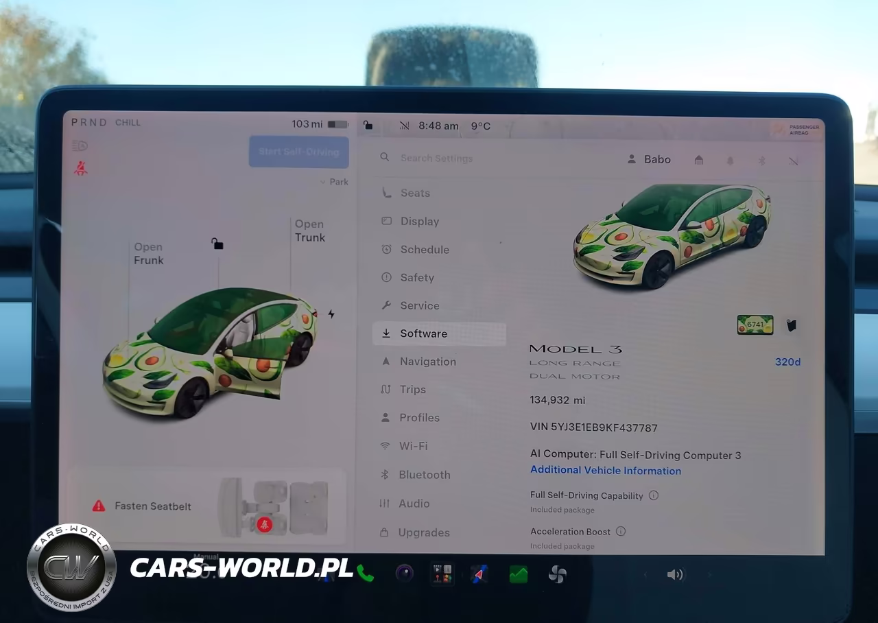2019 Tesla Model 3 Long Range-Performance VIN:5YJ3E1EB9KF437787 - 7