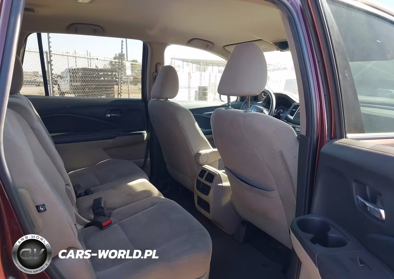2016 Honda Pilot Lx VIN:5FNYF5H11GB013184 - 8