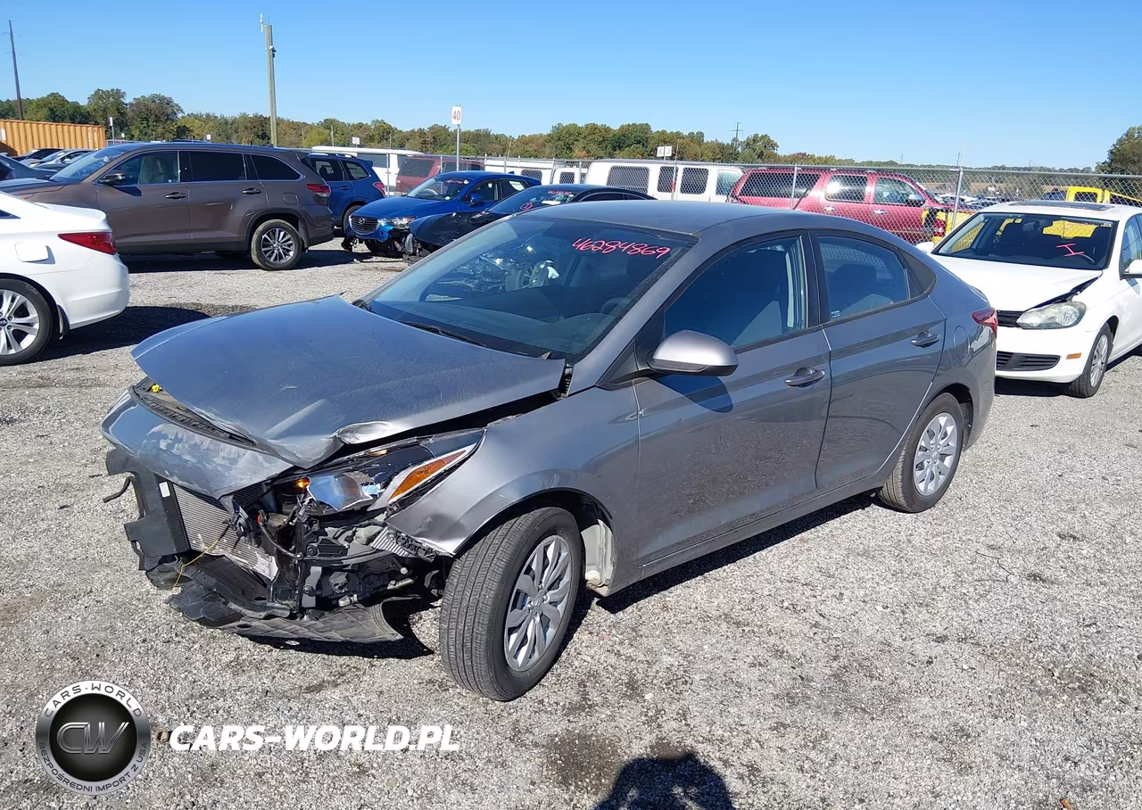 2022 Hyundai Accent Se VIN:3KPC24A64NE181703 - 2
