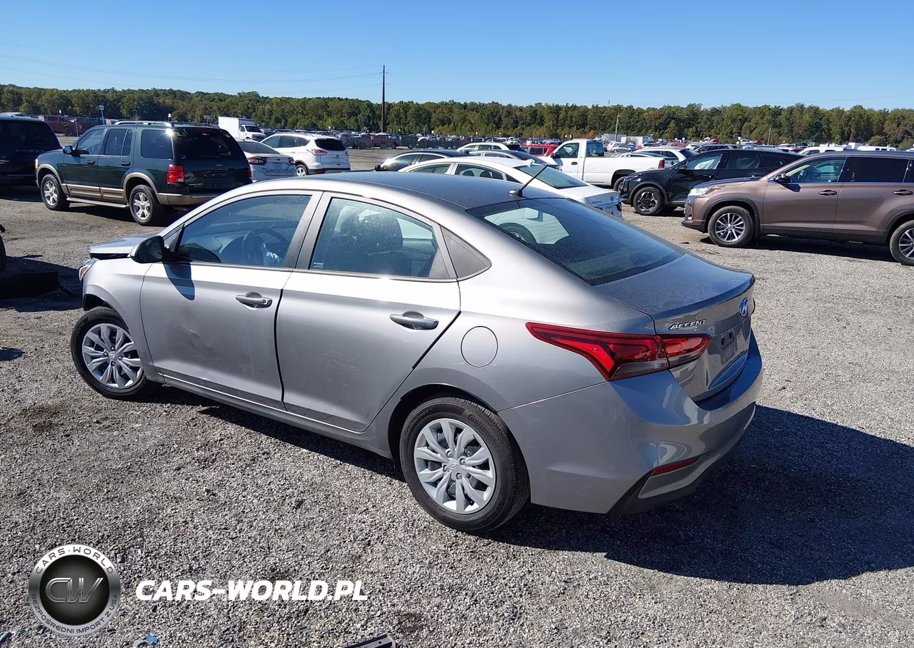 2022 Hyundai Accent Se VIN:3KPC24A64NE181703 - 3
