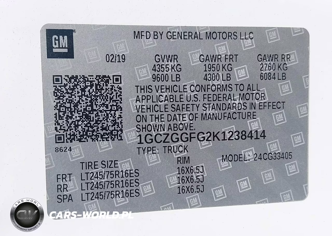 2019 Chevrolet Express 3500 Work Van VIN:1GCZGGFG2K1238414 - 9