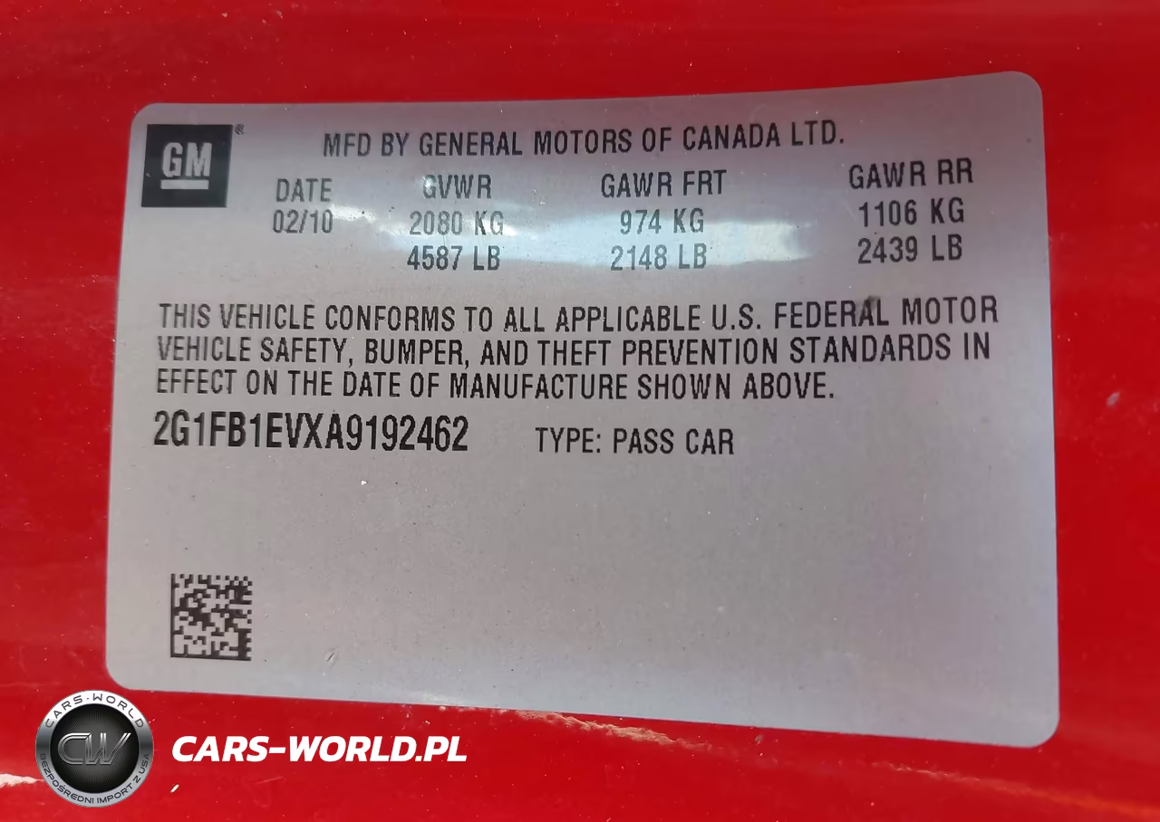 2010 Chevrolet Camaro 1Lt VIN:2G1FB1EVXA9192462 - 9