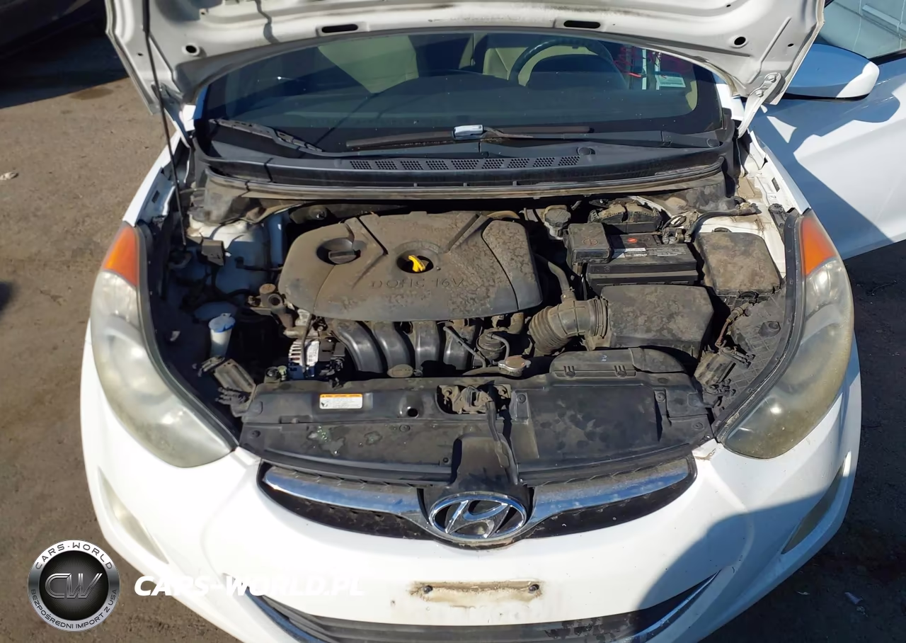 2012 Hyundai Elantra Gls VIN:5NPDH4AEXCH141273 - 10