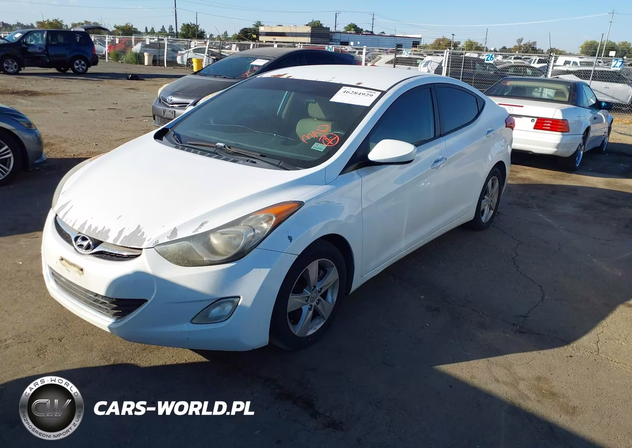 2012 Hyundai Elantra Gls VIN:5NPDH4AEXCH141273 - 2