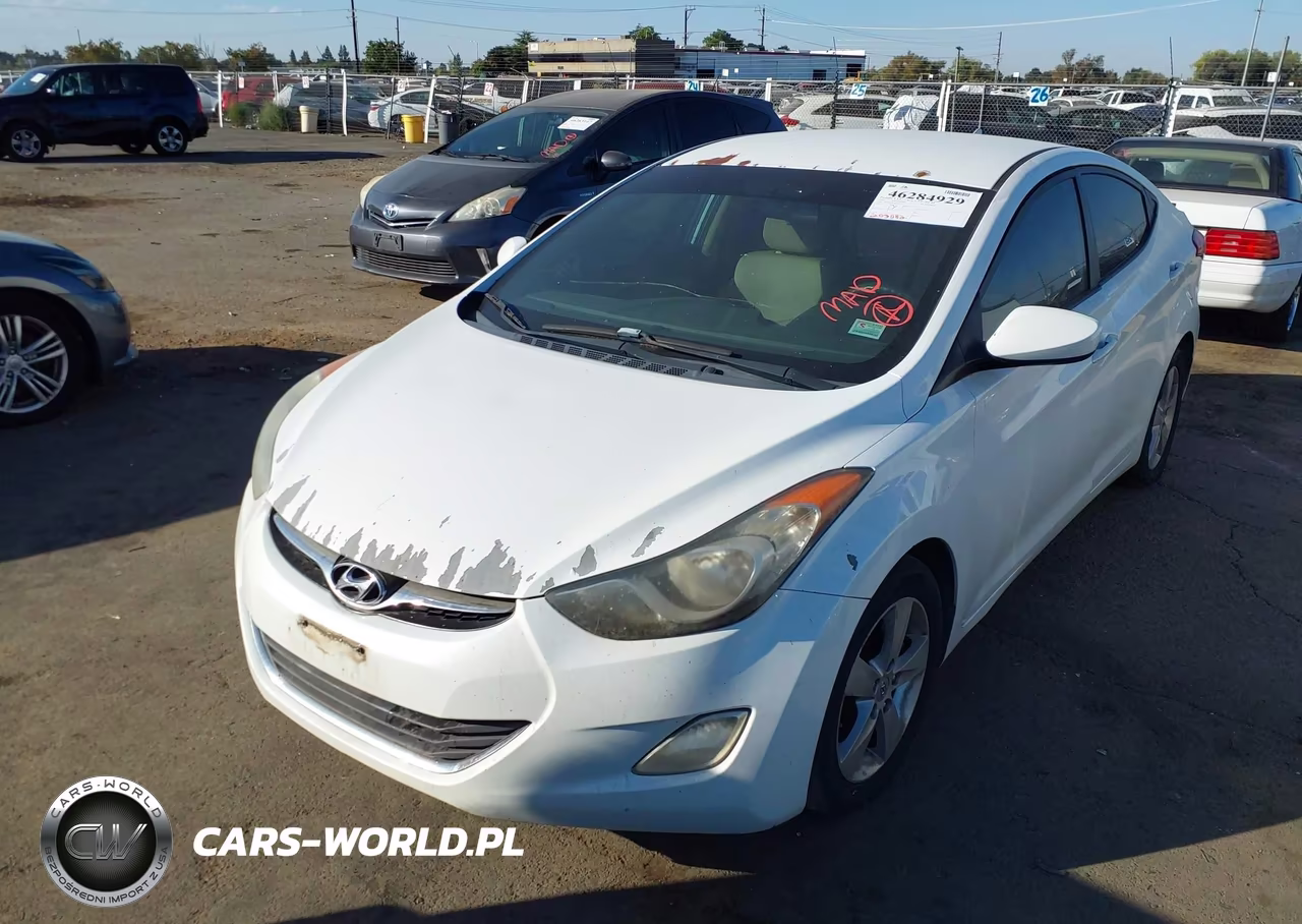2012 Hyundai Elantra Gls VIN:5NPDH4AEXCH141273 - 6
