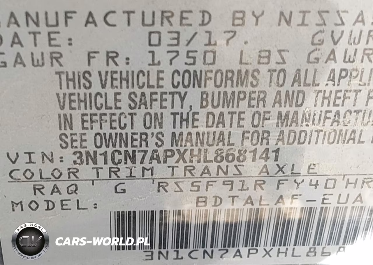 2017 Nissan Versa 1.6 S VIN:3N1CN7APXHL868141 - 9