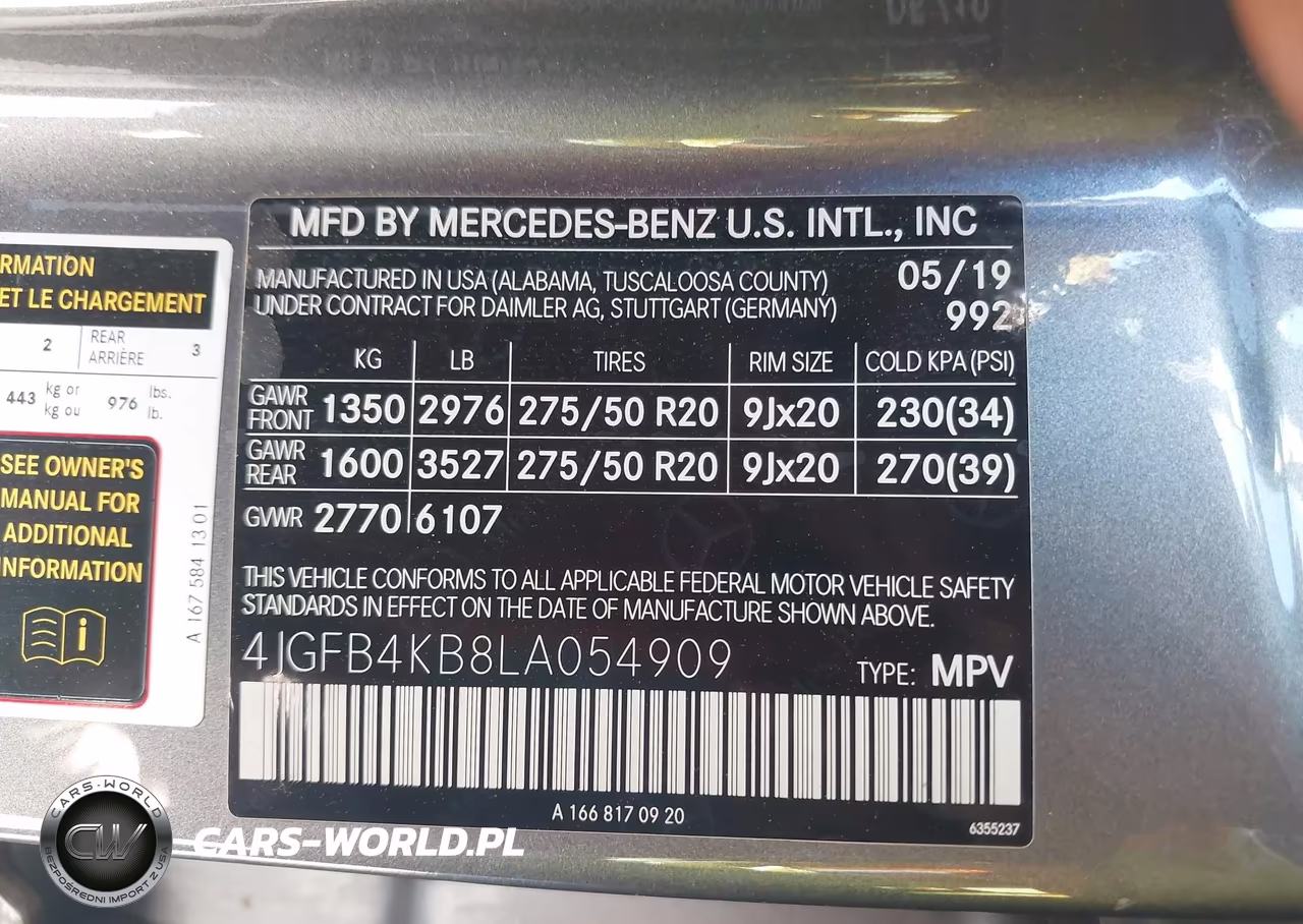 2020 Mercedes-Benz Gle 350 4Matic VIN:4JGFB4KB8LA054909 - 9