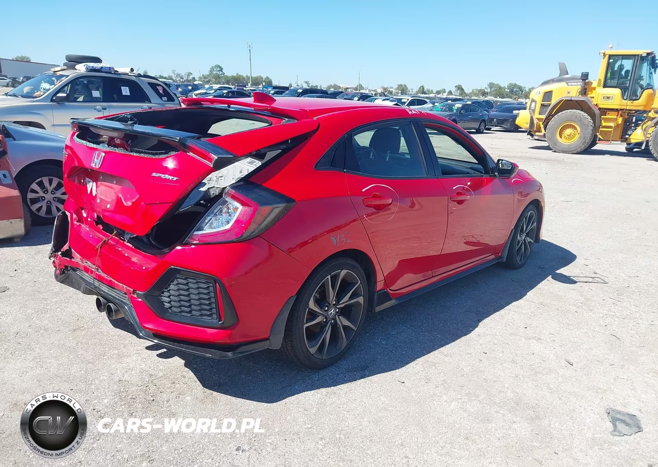 2019 Honda Civic Sport VIN:SHHFK7H41KU206340 - 4