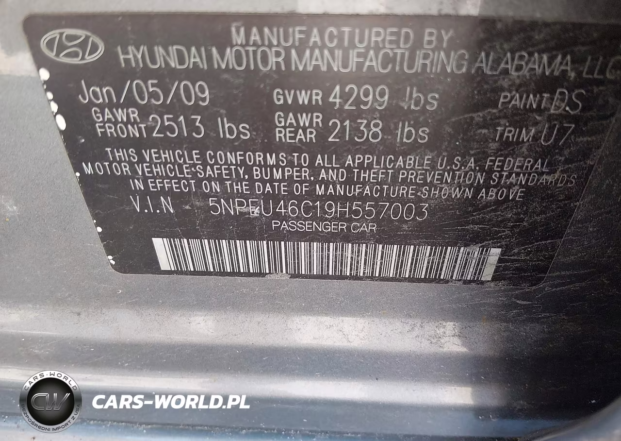 2009 Hyundai Sonata Limited VIN:5NPEU46C19H557003 - 9