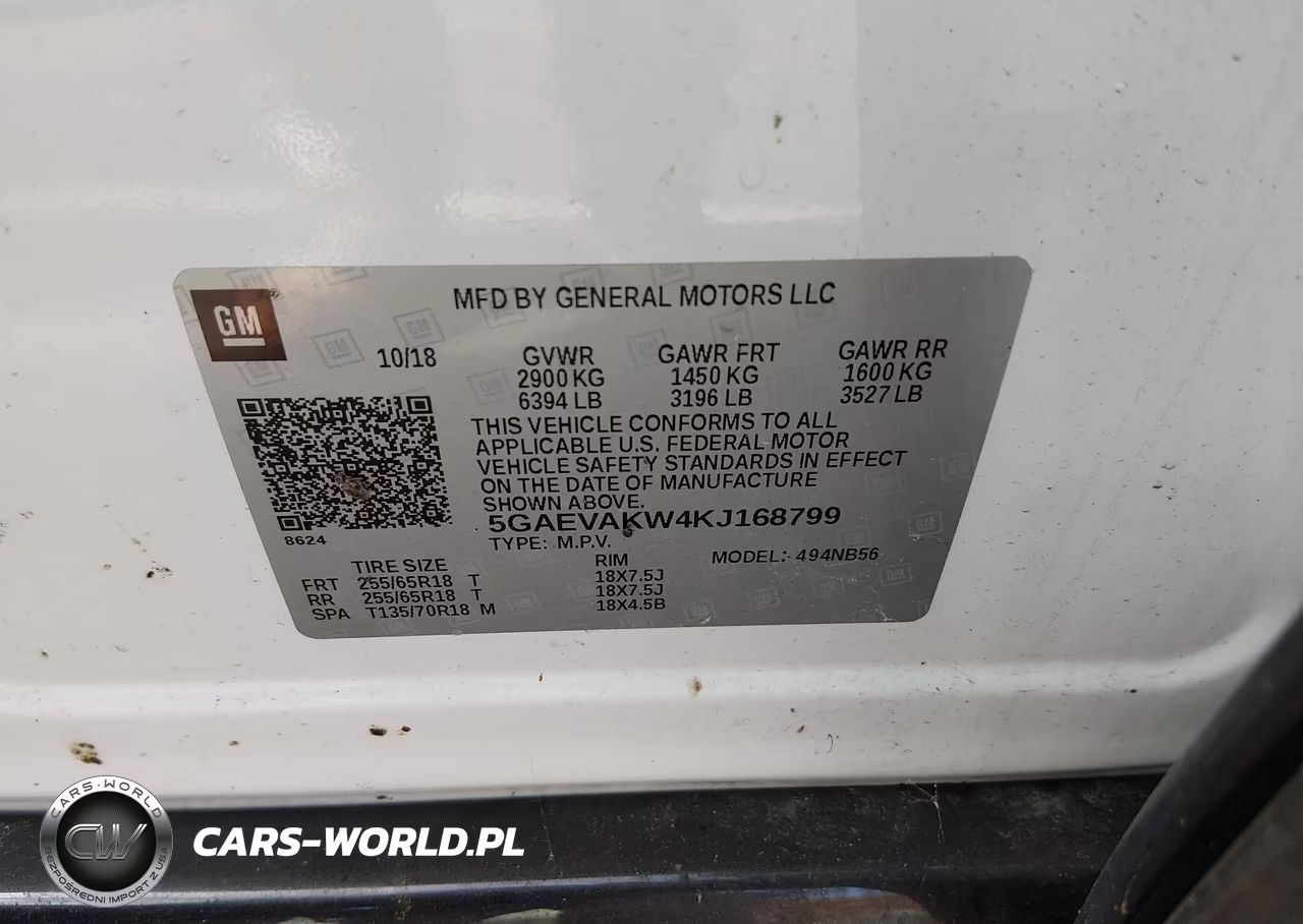 2019 Buick Enclave Awd Essence VIN:5GAEVAKW4KJ168799 - 9