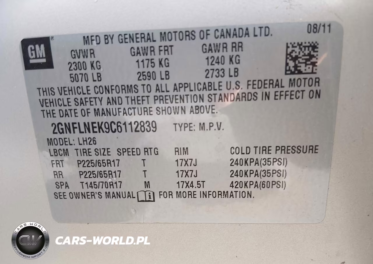 2012 Chevrolet Equinox 2Lt VIN:2GNFLNEK9C6112839 - 9