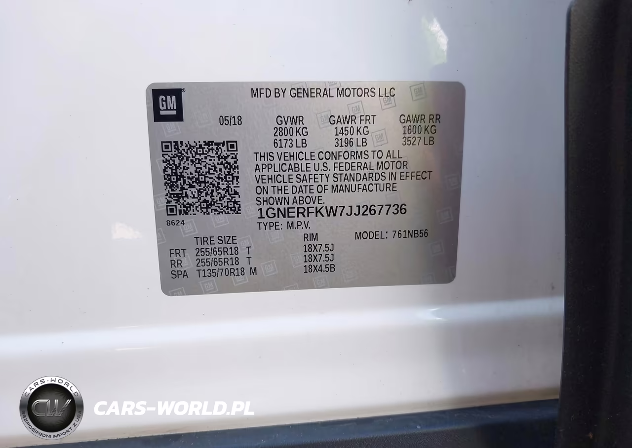 2018 Chevrolet Traverse Ls VIN:1GNERFKW7JJ267736 - 9
