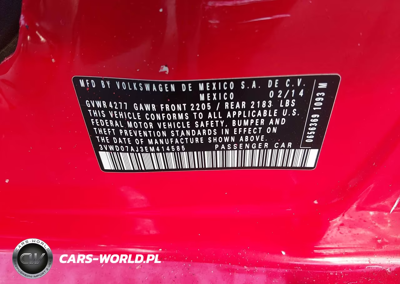 2014 Volkswagen Jetta 1.8T Se VIN:3VWD07AJ3EM414585 - 9