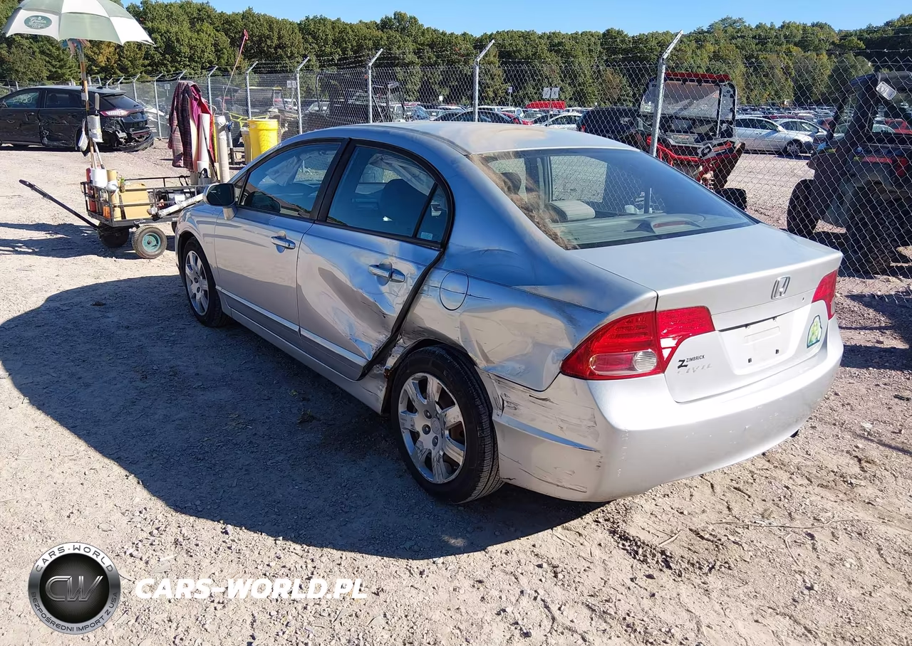 2008 Honda Civic Lx VIN:1HGFA16548L066126 - 3