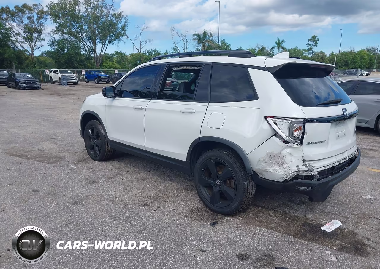 2021 Honda Passport Awd Elite VIN:5FNYF8H01MB032306 - 3