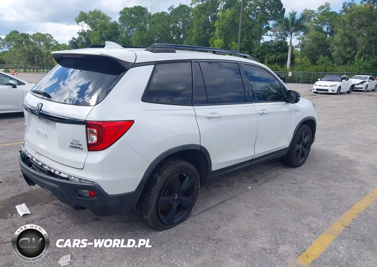 2021 Honda Passport Awd Elite VIN:5FNYF8H01MB032306 - 4