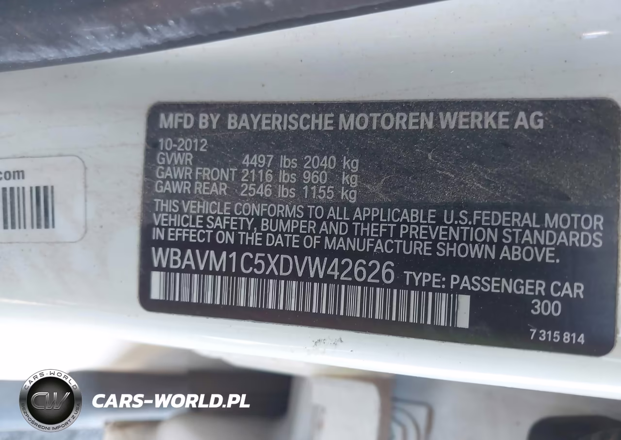 2013 BMW X1 Sdrive28I VIN:WBAVM1C5XDVW42626 - 9