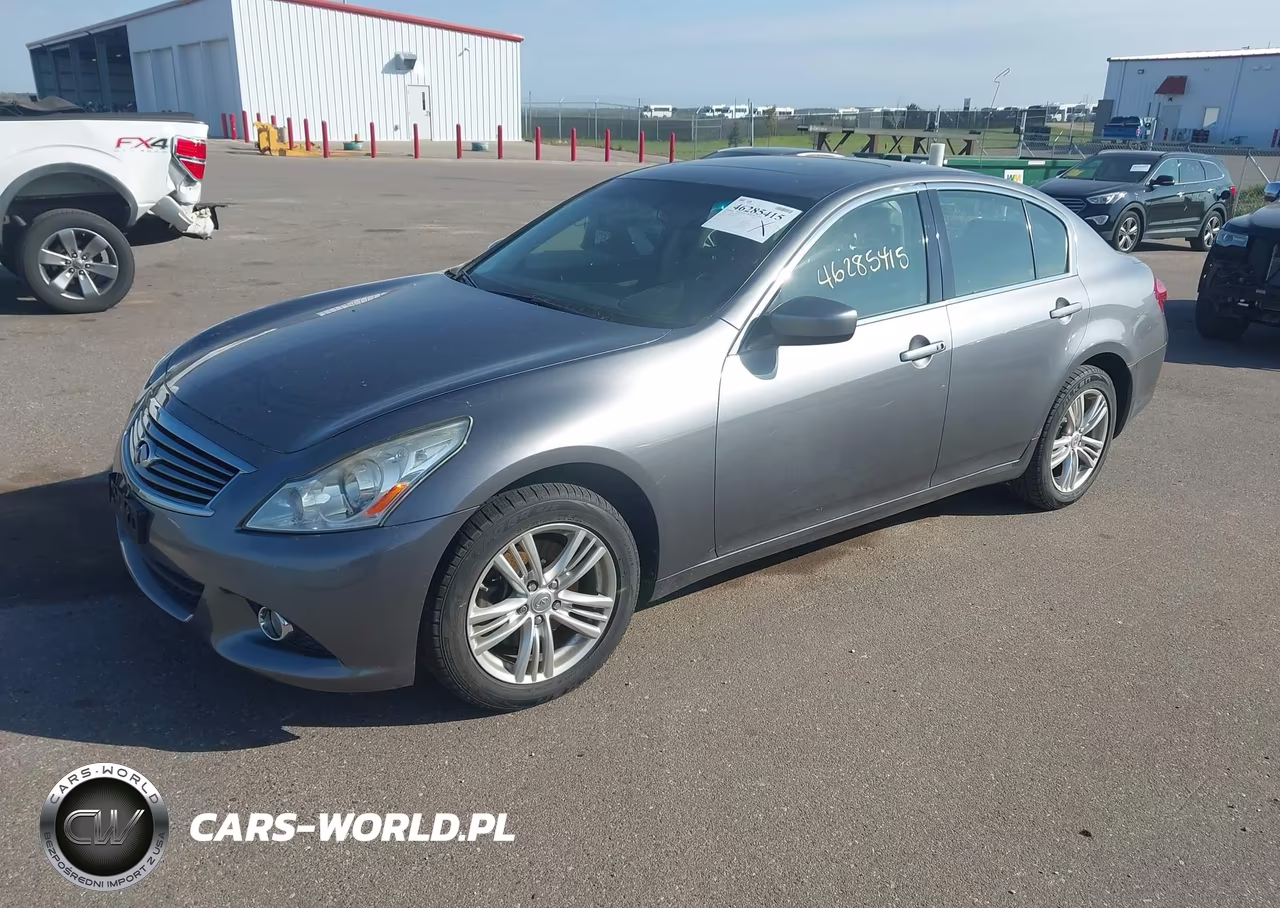 2011 Infiniti G25X VIN:JN1DV6AR3BM653441 - 2