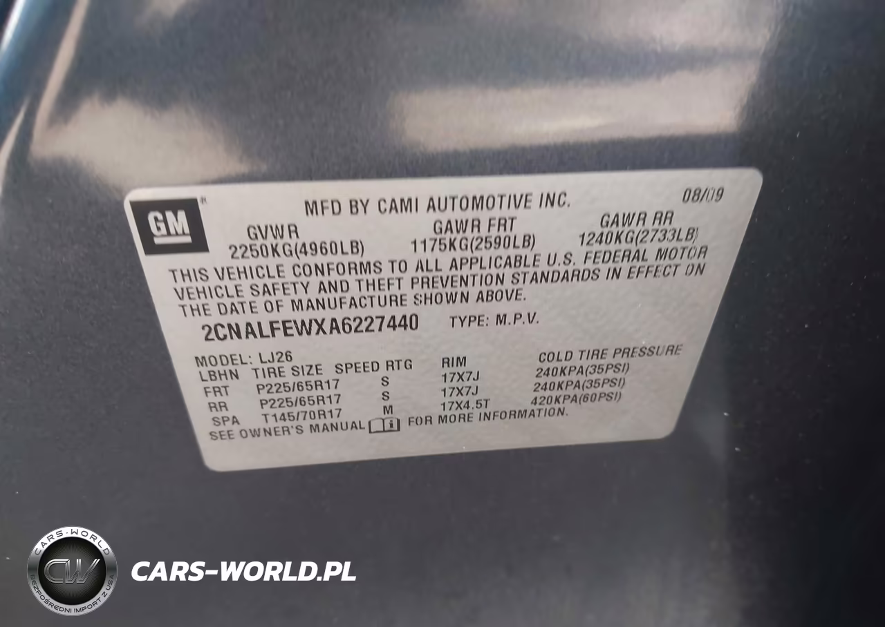 2010 Chevrolet Equinox Ltz VIN:2CNALFEWXA6227440 - 9