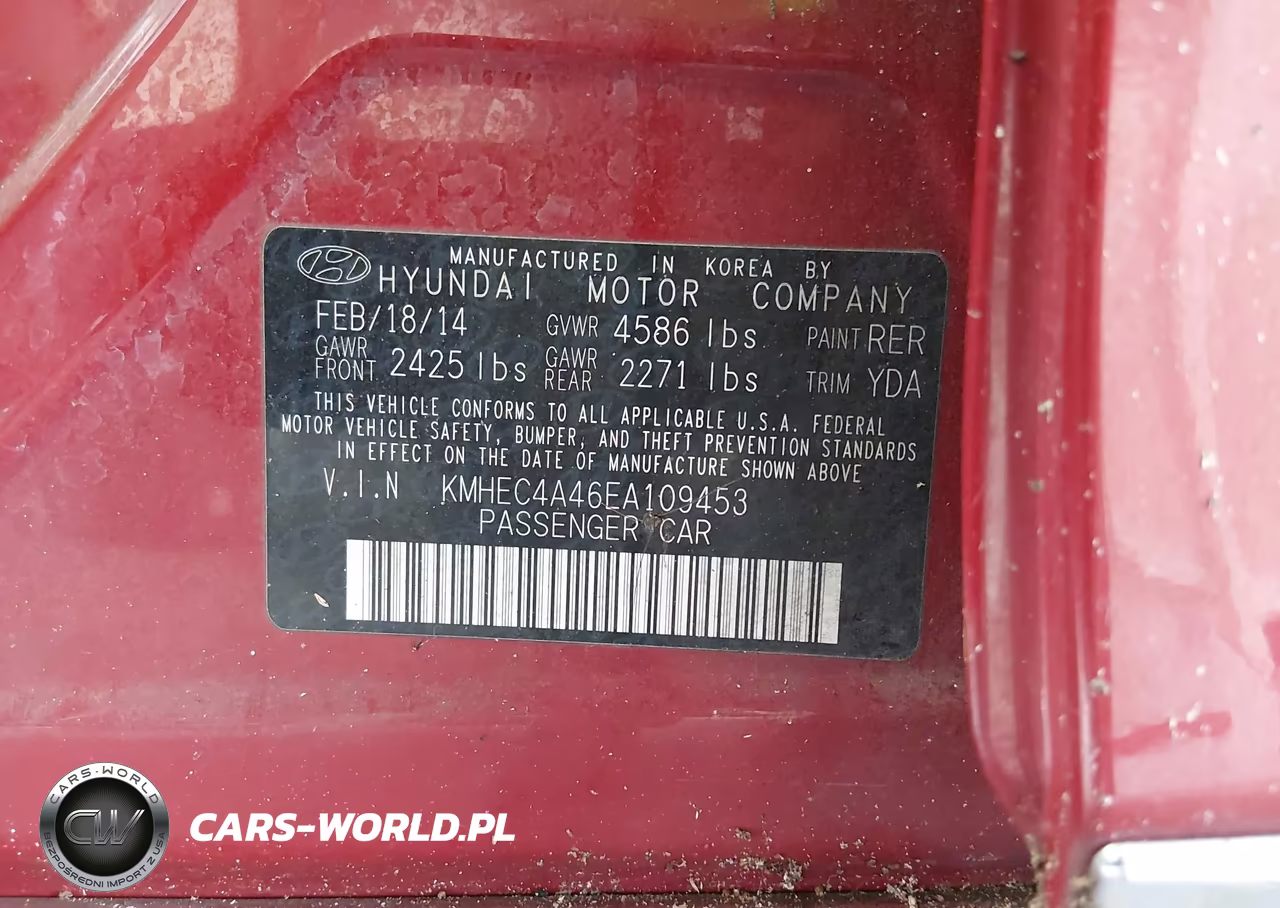2014 Hyundai Sonata Hybrid Limited VIN:KMHEC4A46EA109453 - 9