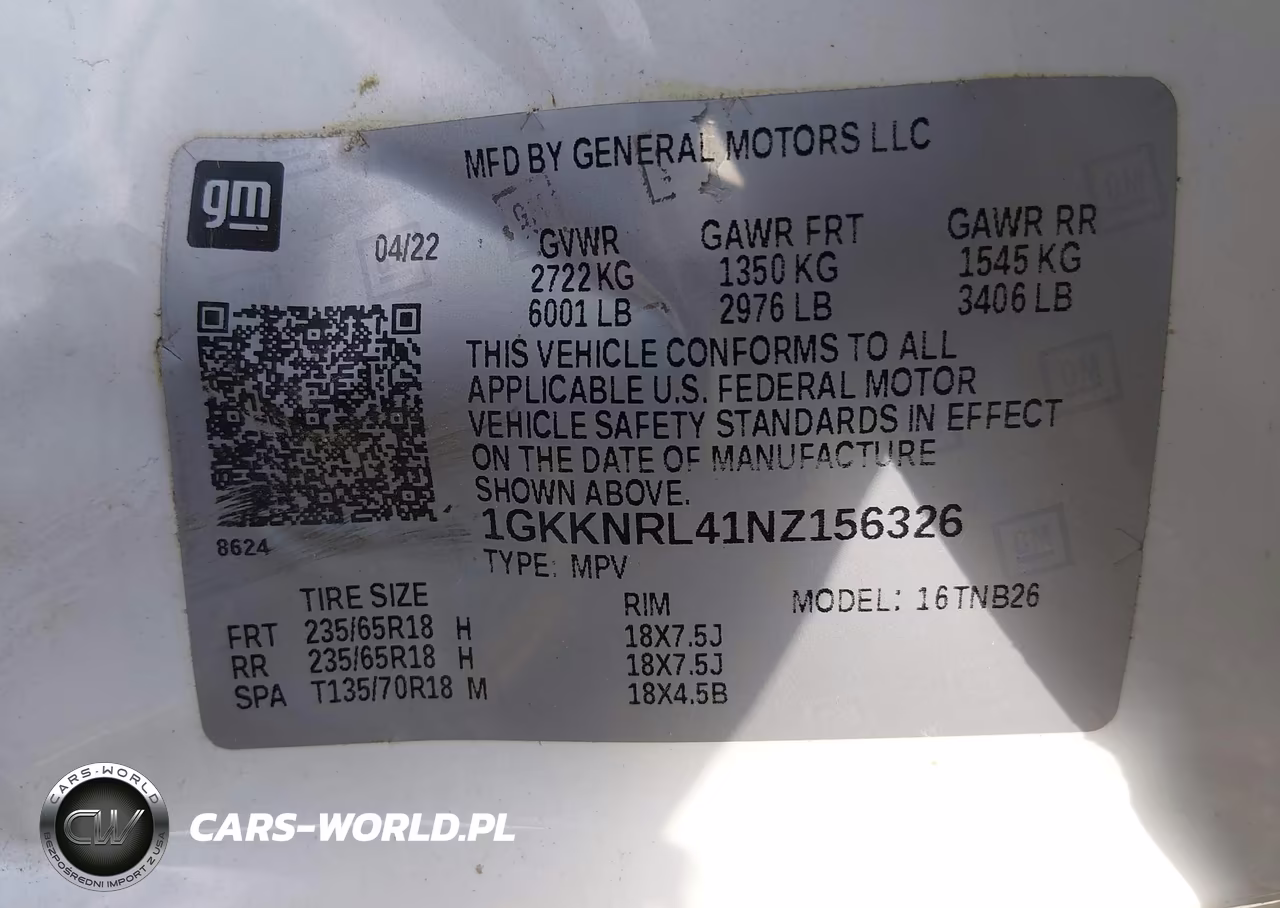 2022 GMC Acadia Awd Sle VIN:1GKKNRL41NZ156326 - 9