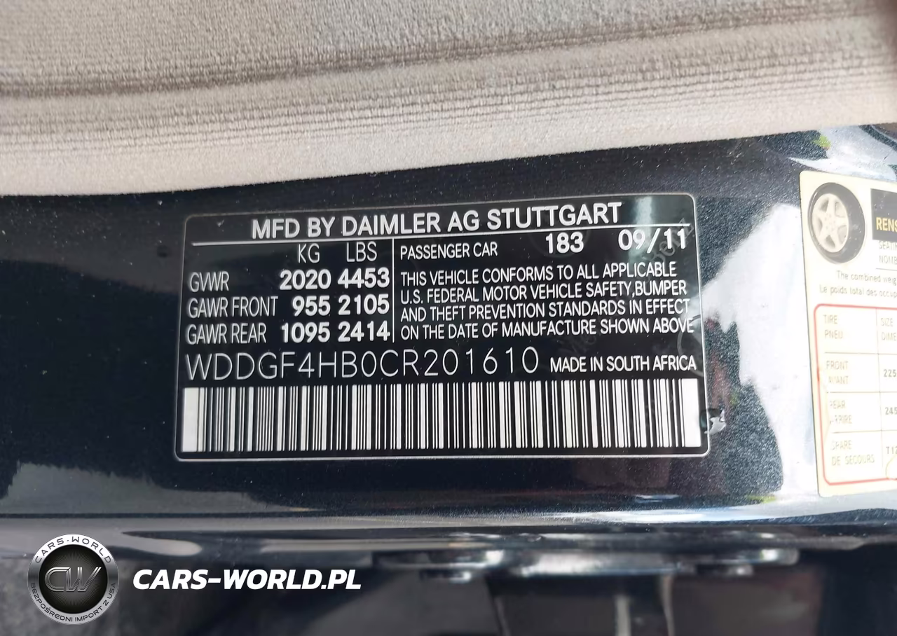 2012 Mercedes-Benz C 250 Luxury-Sport VIN:WDDGF4HB0CR201610 - 9